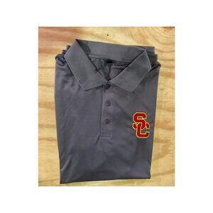 Dunbrooke USC Trojan Apparel Team Men's Micro-Mesh Polo- NWT